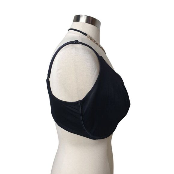 Vanity Fair Womens 38G Black Underwire Minimizer Bra Back Smoothing Lace 76080 - Picture 4 of 7